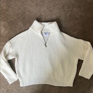 Princess Polly Cream Turtleneck Sweater